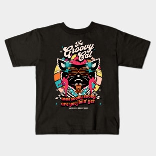 THE GROOVY CAT Kids T-Shirt